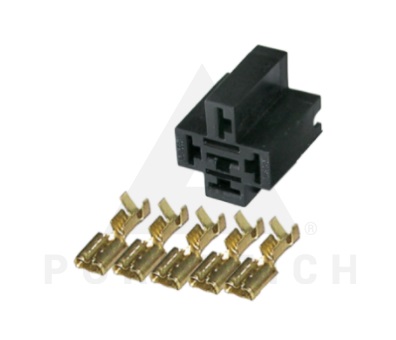 1532 - FICHA 5 VIAS MINI CON TERMINAL PARA ARMAR